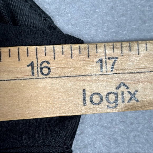 Red Valentino Dress Pleated Layered Womens Size 2 Black Ruffle Collar Wool Blend - Picture 10 of 16